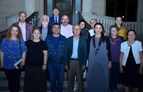 Türkiyəli tanınmışlar Paşayeva ilə görüşdü – Foto