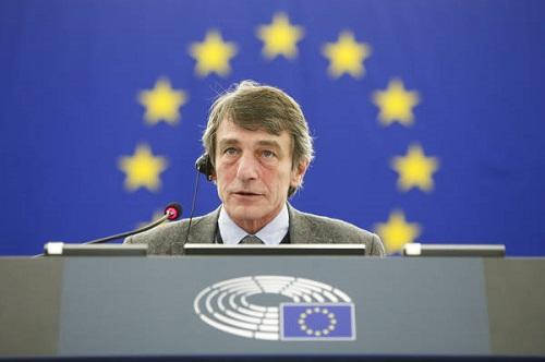 Letter of condolence on the death of David Sassoli