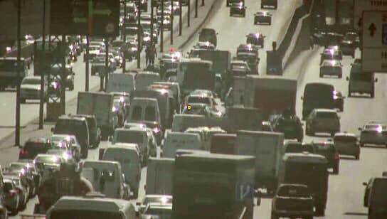 Bakıda yol qəzası oldu, tıxac yarandı