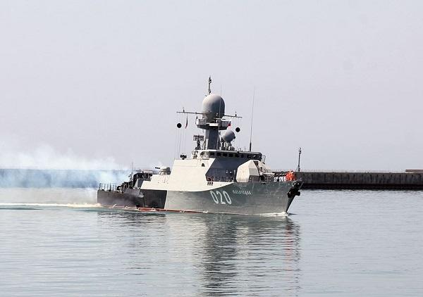 Russia launched its Caspian fleet