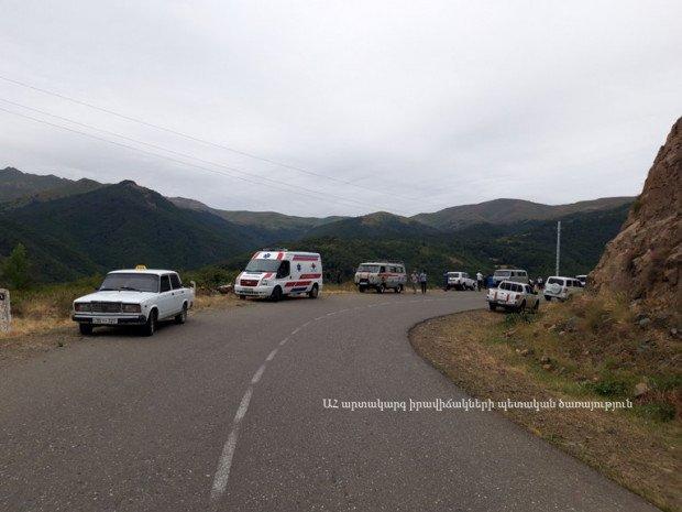 Xankəndidə erməni azərbaycanlı sürücünü sıxışdırdı - Video