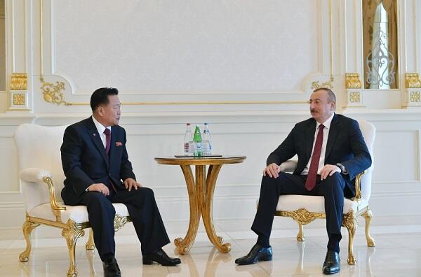 Ilham Aliyev met with Deputy of Kim Chen
