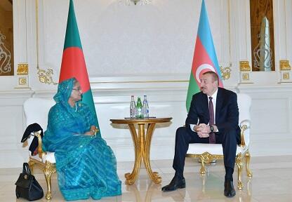 Ilham Aliyev met with Sheikh Hasina
