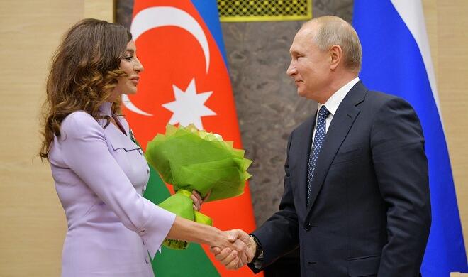 Путин поздравил Мехрибан Алиеву