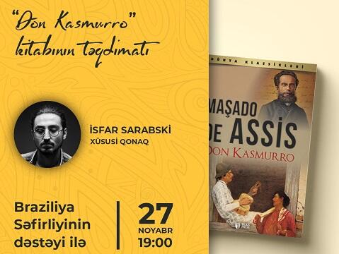 Bakıda Maşado de Assisin “Don Kasmurro”su dərc edildi