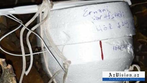 Həyətə "ermənilər şərəfsizdir" yazılan bağlama düşdü - Foto