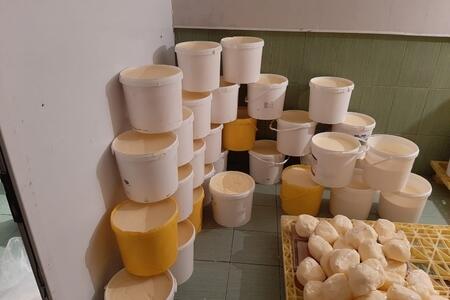 4,5 ton yararsız qaymaq məhv edildi