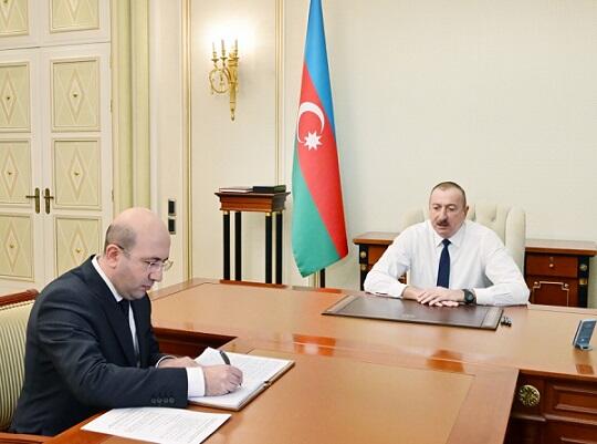 Ilham Aliyev met with newly appointed chairman