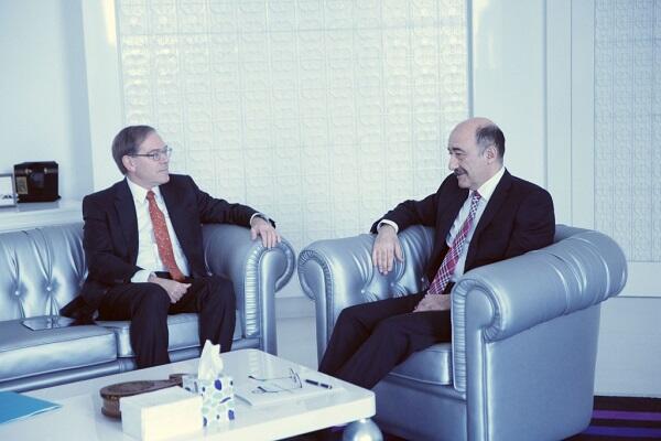 Abulfas Garayev met with US ambassador -