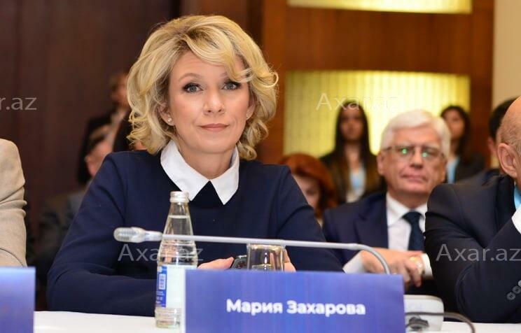 Mariya Zaxarova Bakıda - Foto