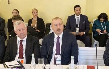 Ilham Aliyev at an important event in Munich -