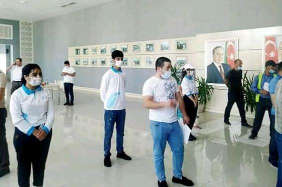 Göyçayda gənclərdən maraqlı aksiya - Foto