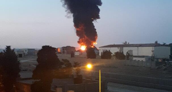 Bakıdakı güclü yanğın: FHN video yaydı