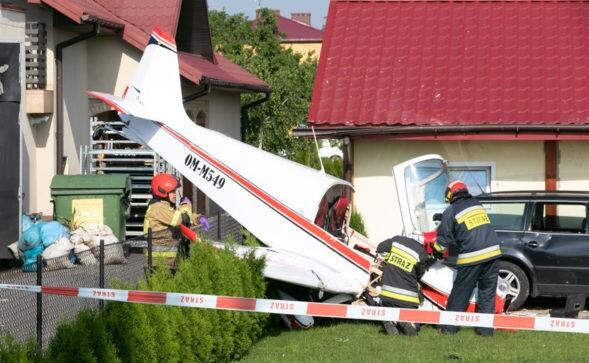 В Польше упал спортивный самолет