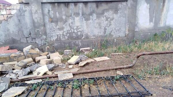 Yağış xəstəxananın hasarını uçurdu, qaz xətti zədələndi