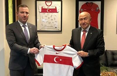 Məmmədov TFF prezidenti ilə görüşdü - Foto