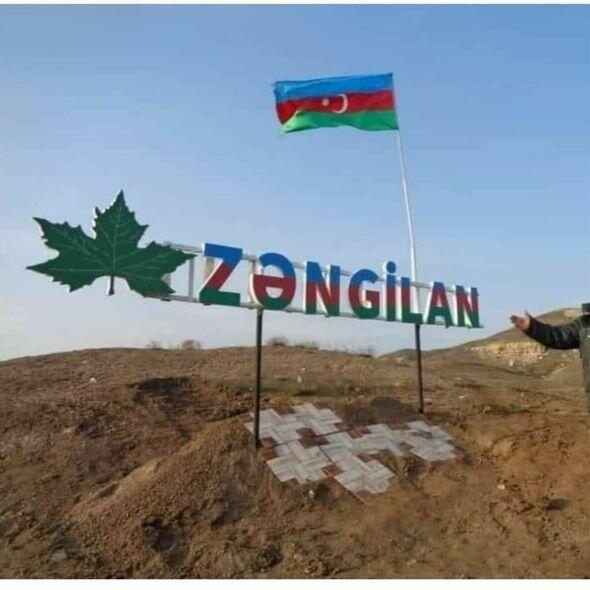 Sarigishlag village of the Zangilan region -