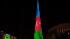برج خلیفه بایراغیمیزین رنگلری ایله ایشیقلاندیریلدی