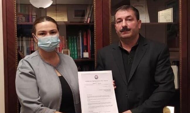 Paşayeva şəhid leytenantın atası ilə görüşdü - Foto