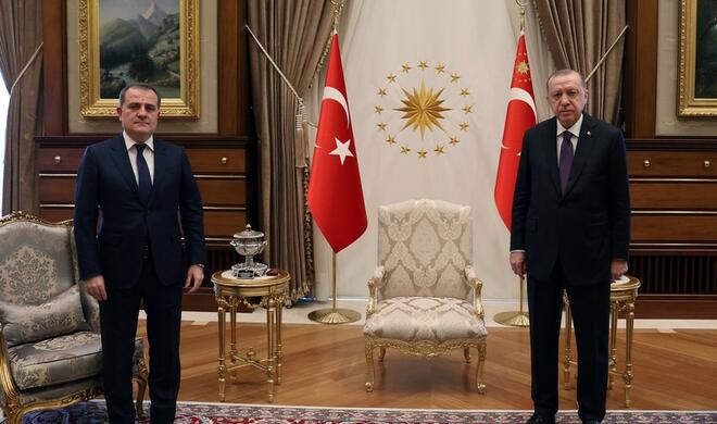 Erdogan receives Azerbaijani FM Bayramov in Ankara