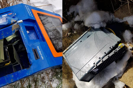 Daha bir ödəmə terminalı oğurlandı - Video