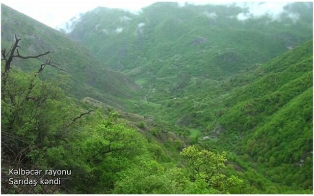 Saridash village of the Kalbajar region -