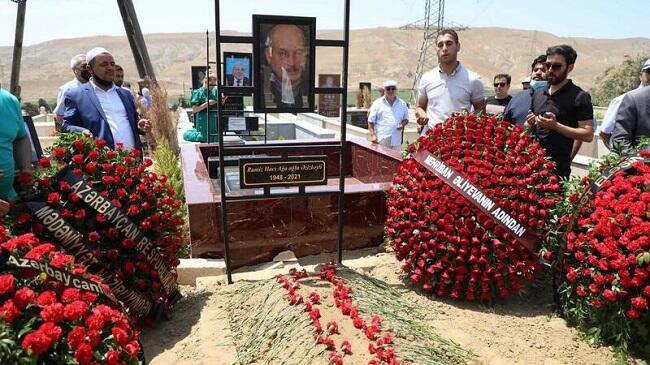 I Lady sends wreath to Ramiz Azizbayli`s funeral ceremony