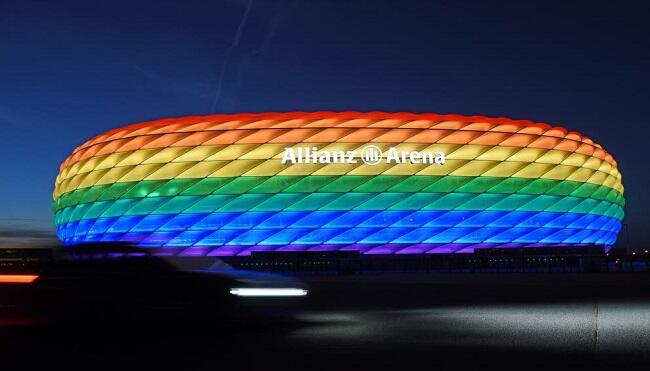 UEFA rejects Munich request for rainbow colours