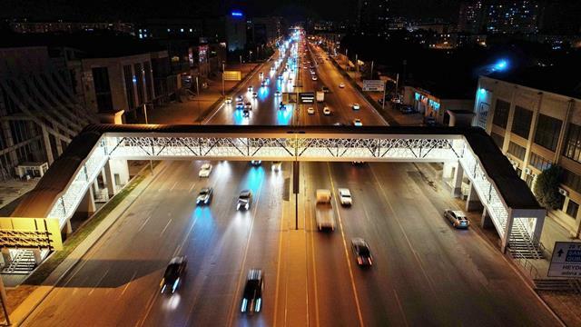 Bakıda daha bir yerüstü piyada keçidi inşa edildi - Foto
