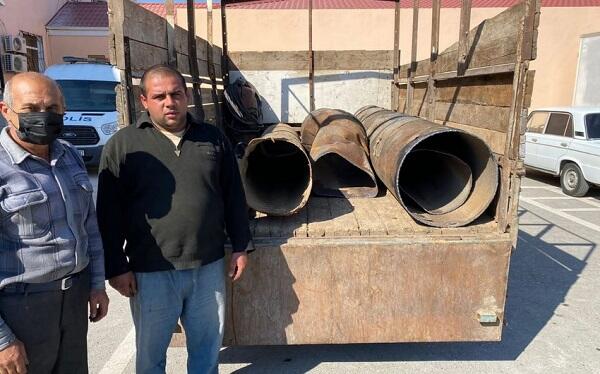 Azad edilən ərazilərə gedənlərin maşınından borular çıxdı