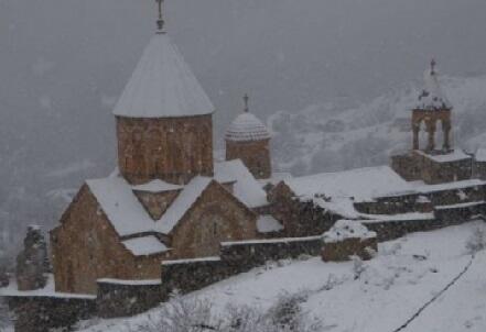 Magnificent views of Khudavang monastery -
