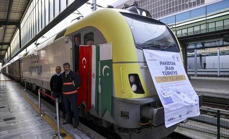 Islamabad-Tehran-Istanbul train reached Ankara -