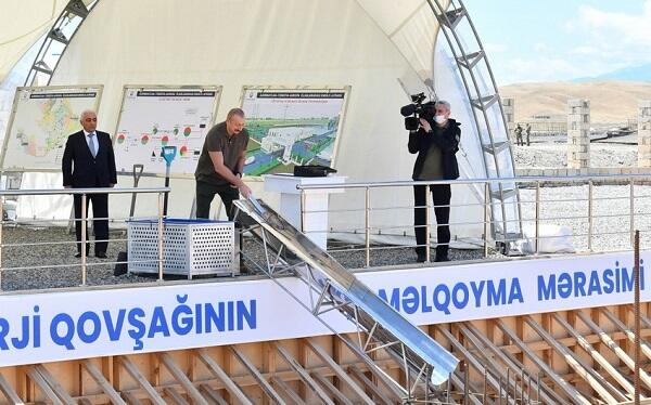 President laid the foundation of the Jabrayil energy hub