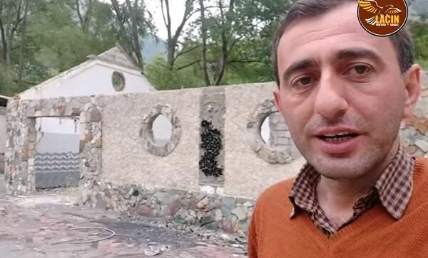 Bakını "hədələyən" erməniyə belə dərs verdi - Video