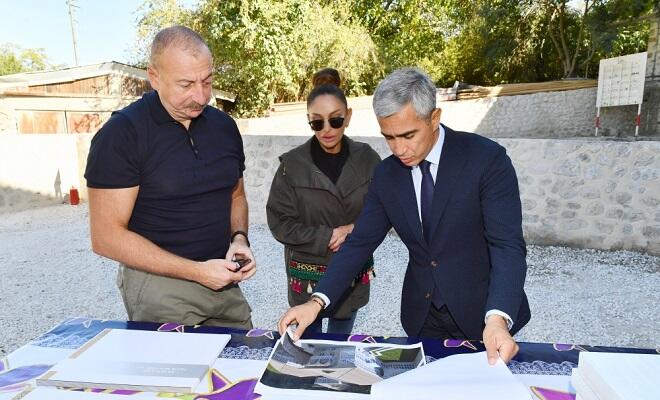 President and I Lady in Shusha -