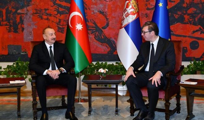 Состоялась встреча Алиева и Вучича один на один