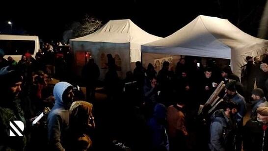 New volunteer groups arrived on the Lachin-Khankendi road