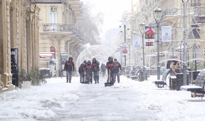 Ekspertdən xəbərdarlıq: Bakıda kəskin şaxta, qar...