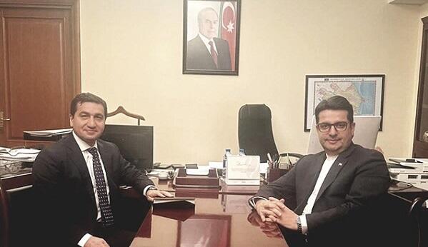 Hikmet Hajiyev met with the Iranian ambassador
