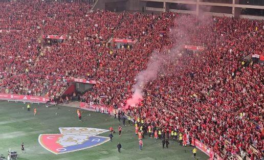 The grandstand collapsed in the final of the Spanish Cup