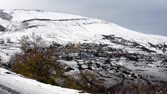 Şahdağ və Kəlbəcərdə qar yağdı