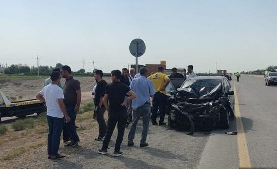 Salyanda qəza: yaralılar var