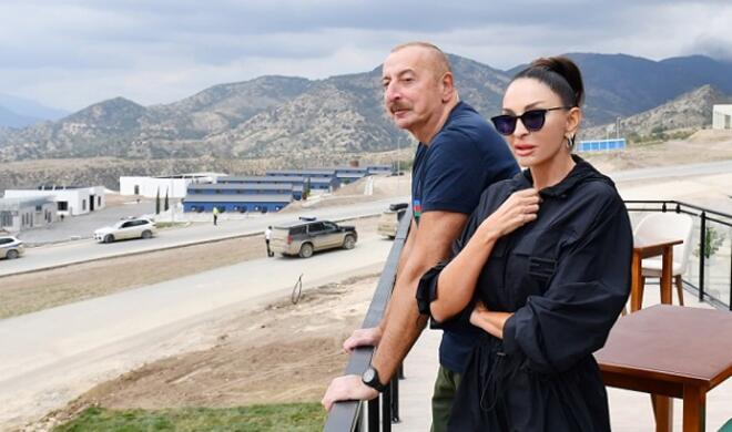 Ilham Aliyev, Mehriban Aliyeva visit Shamakhi