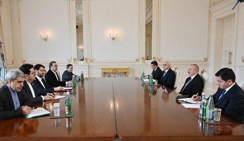 Ilham Aliyev received the Iranian minister -