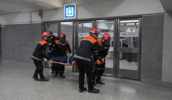 FHN metroda təlim keçirdi - Video