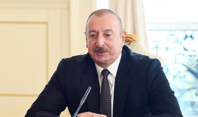Ilham Aliyev shares WUF13 post on social media -