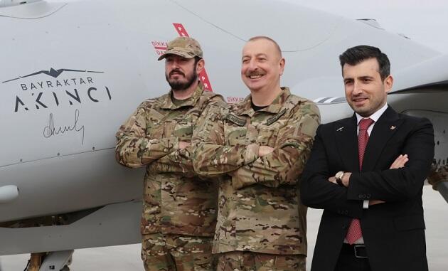 The President managed the Akinci UAV -