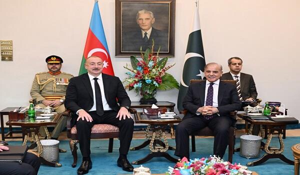 An official dinner was held in Aliyev's honour in Islamabad