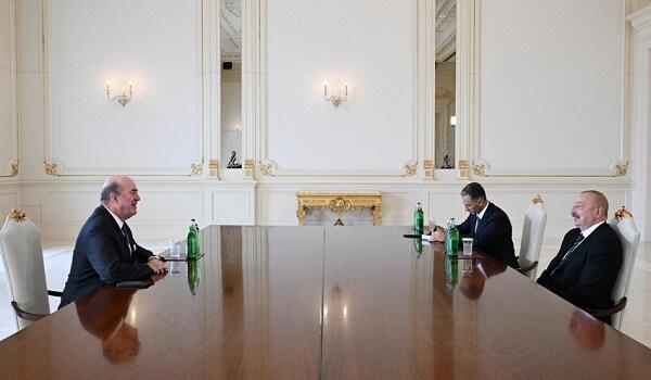 İlham Əliyev Mark Börnslə görüşdü