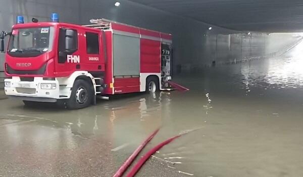 Sabunçu tunelində çökmə aradan qaldırılacaq